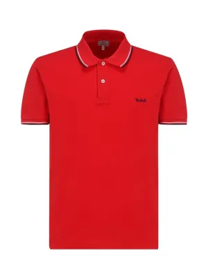 Woolrich Logo Embroidered Short-Sleeved Polo Shirt