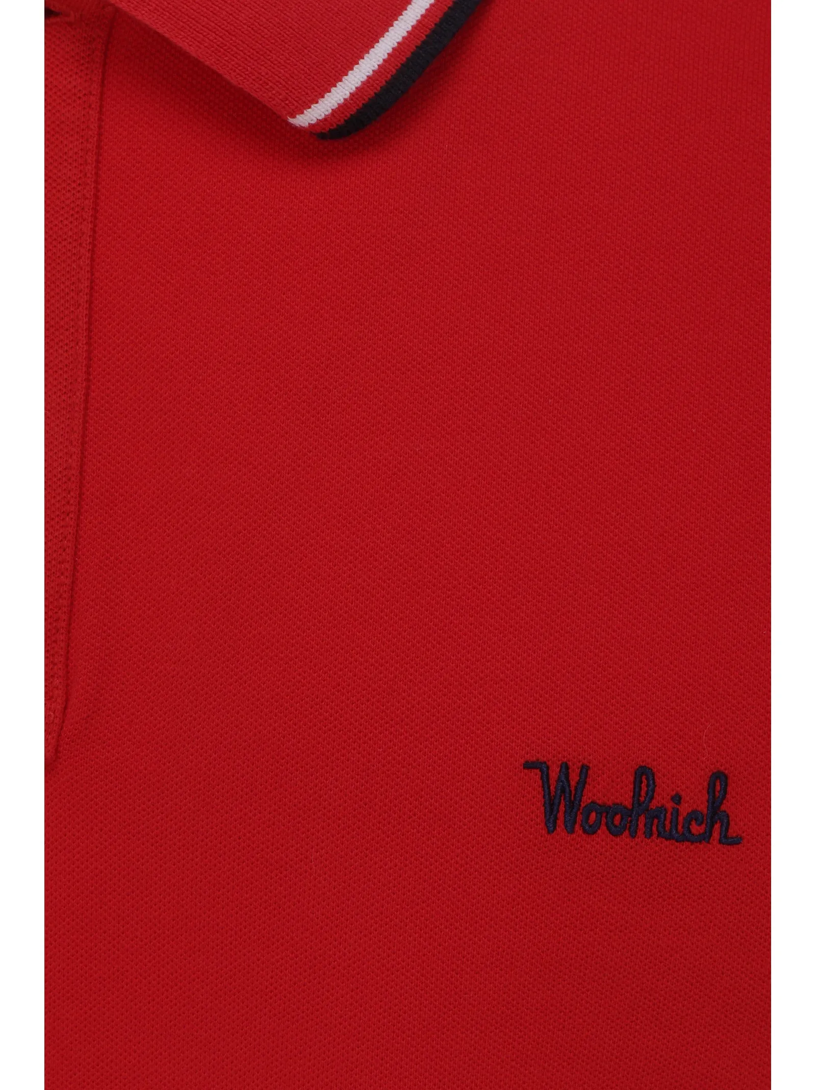Woolrich Logo Embroidered Short-Sleeved Polo Shirt