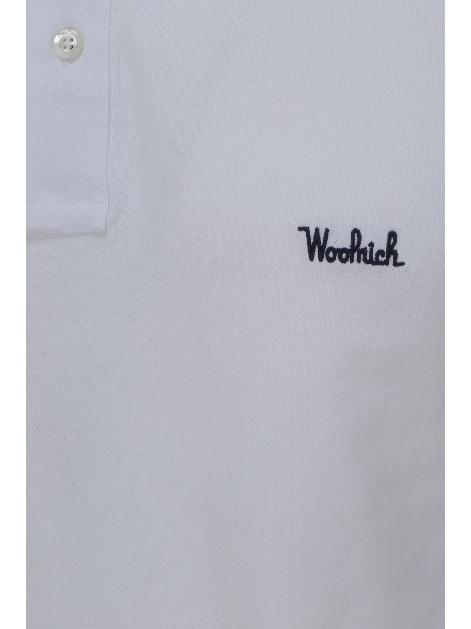 Woolrich Logo Embroidered Short-Sleeved Polo Shirt