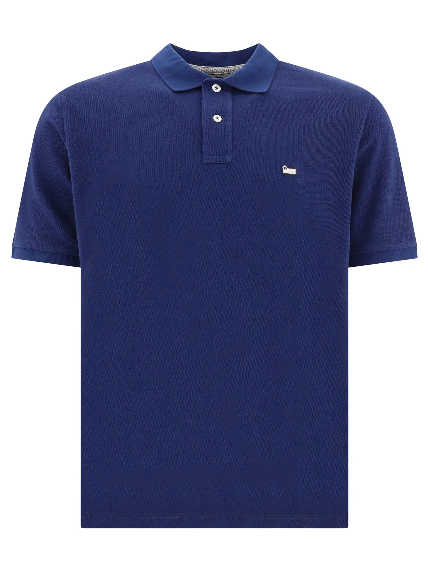 Woolrich Logo Embroidered Short-Sleeved Polo Shirt