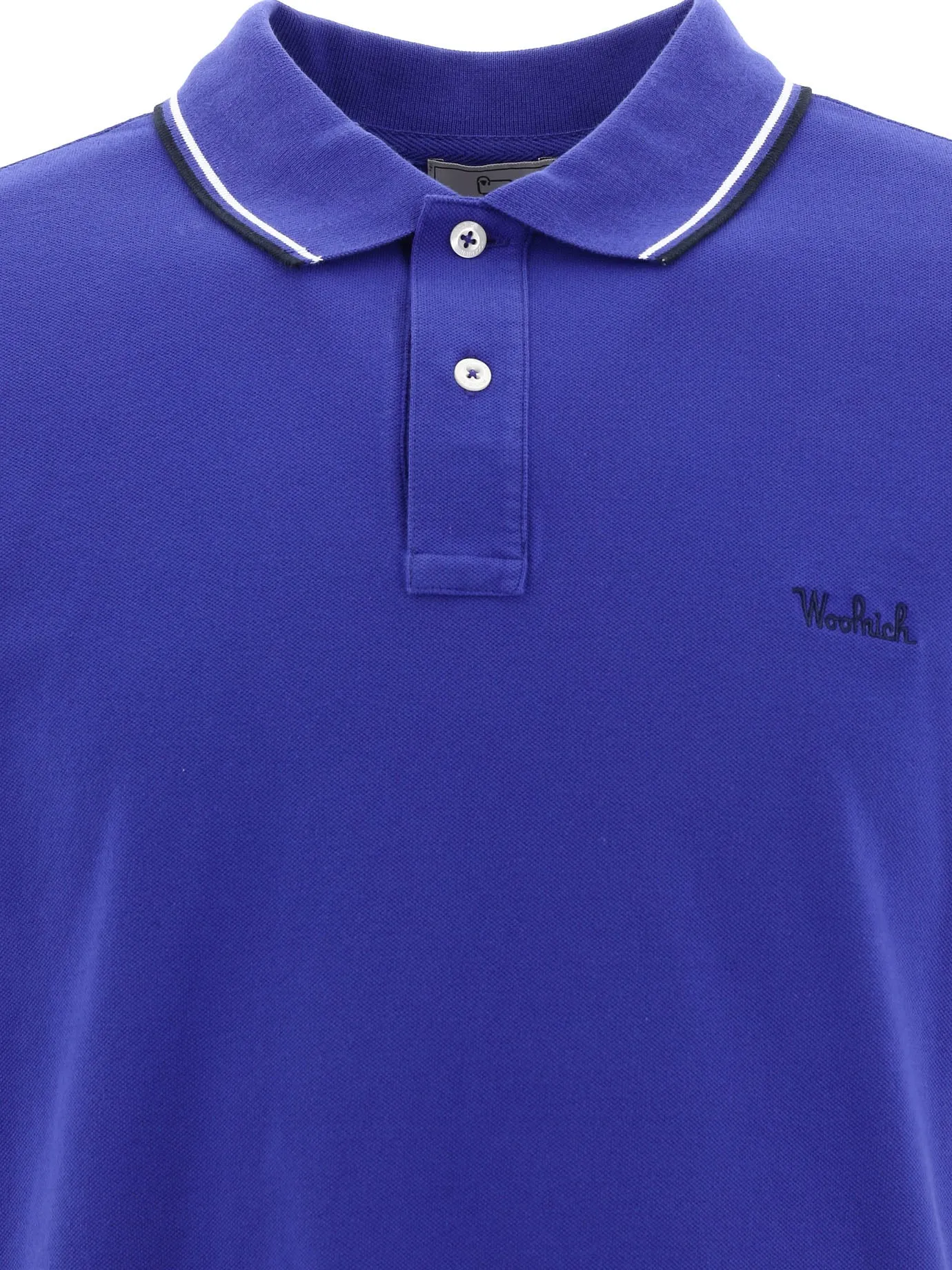 Woolrich Logo Embroidered Short-Sleeved Polo Shirt
