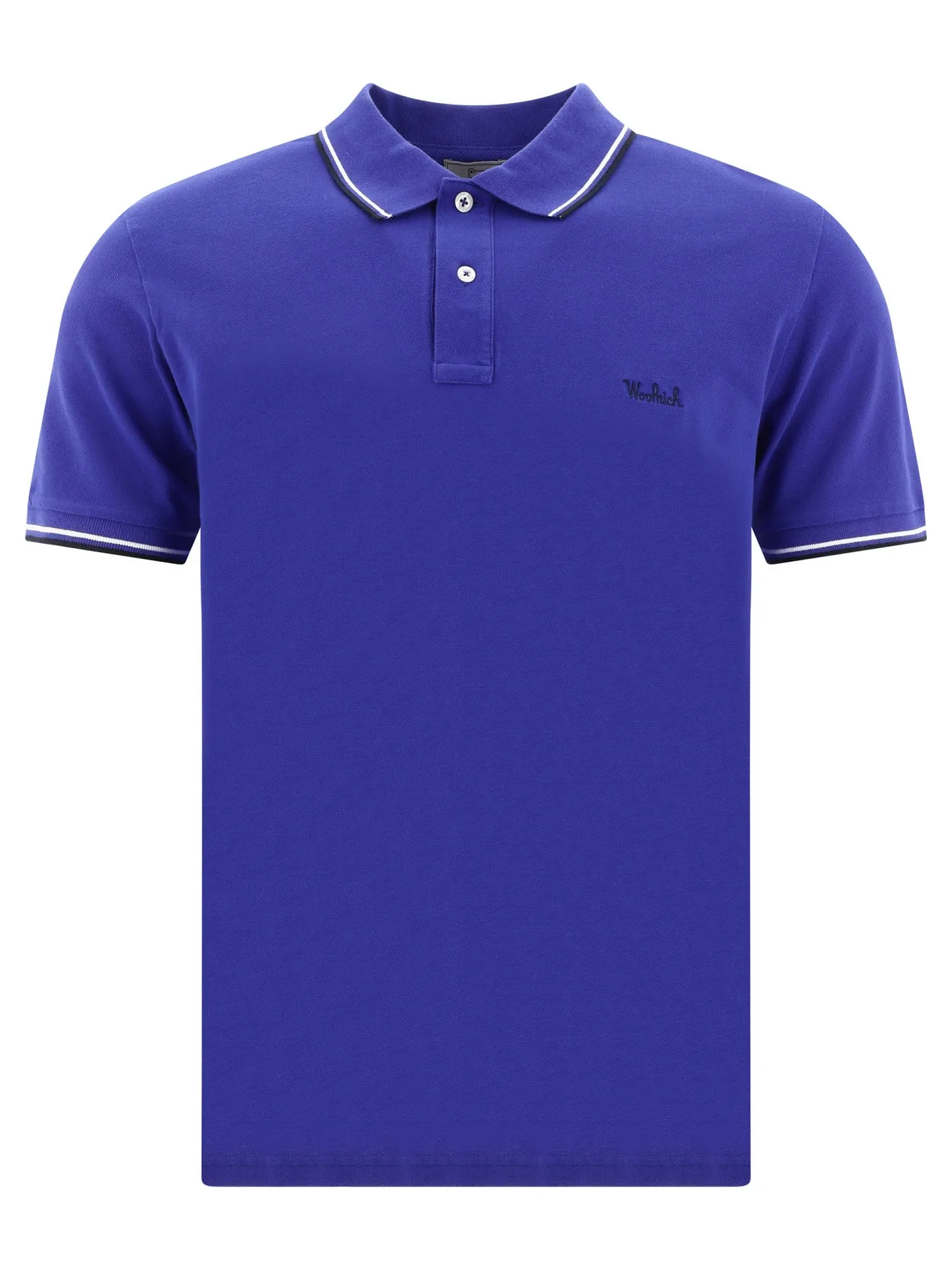 Woolrich Logo Embroidered Short-Sleeved Polo Shirt