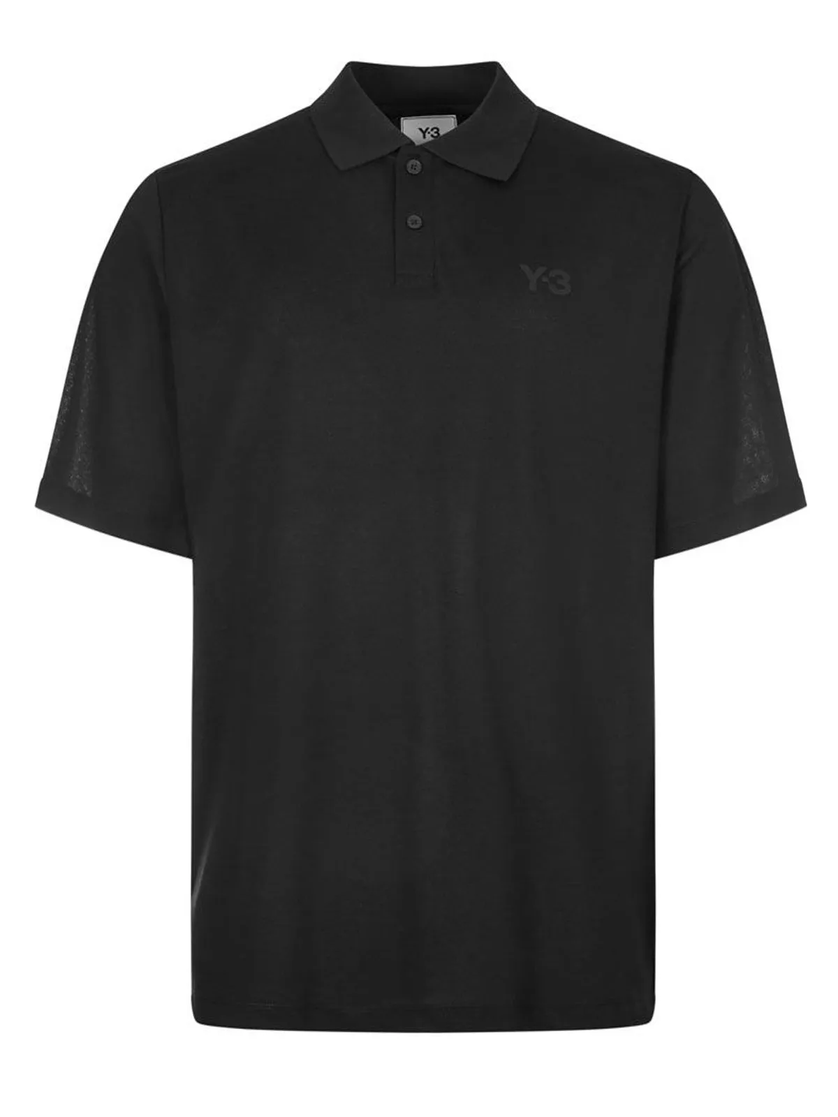 Y-3 Logo Patch Short-Sleeved Polo Shirt