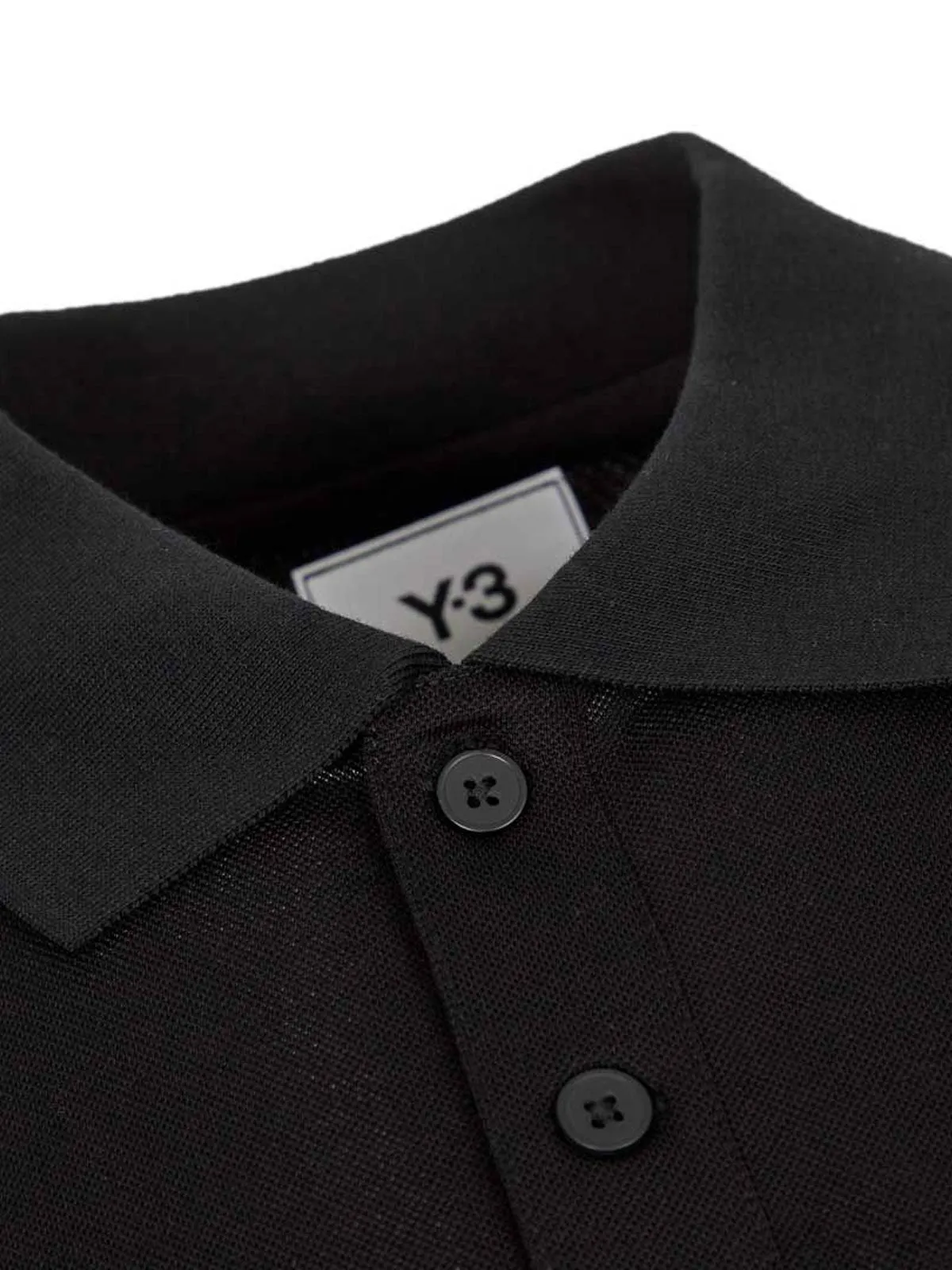 Y-3 Logo Patch Short-Sleeved Polo Shirt