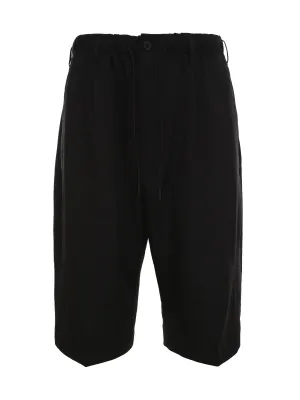 Y-3 Logo Printed Knee-Length Shorts