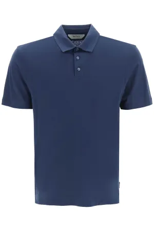 Z Zegna Button Detailed Short-Sleeved Polo Shirt