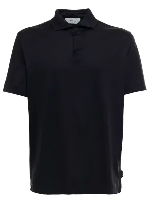Z Zegna Straight Hem Short-Sleeved Polo Shirt