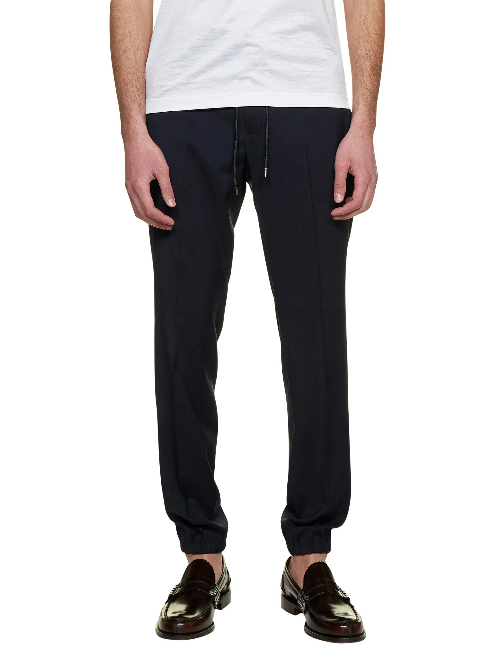 Z Zegna Straight Leg Drawstring Trousers