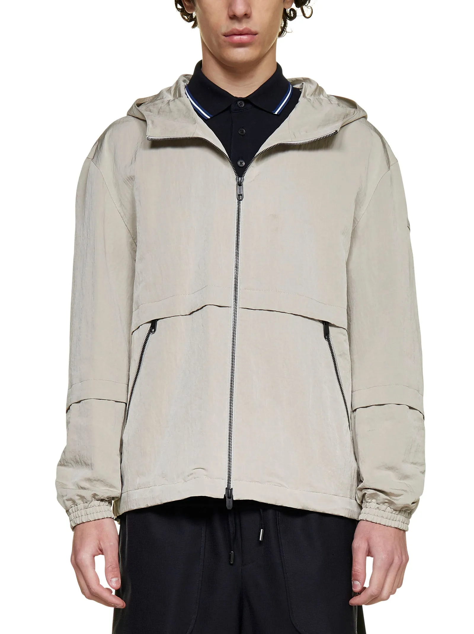Z Zegna Zip-Up Hooded Jacket