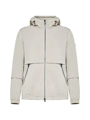 Z Zegna Zip-Up Hooded Jacket